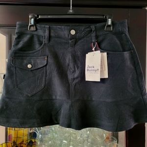 Women's Black Mini Skort